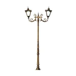 Poste Jardim Porto Excelência Duas Luminárias