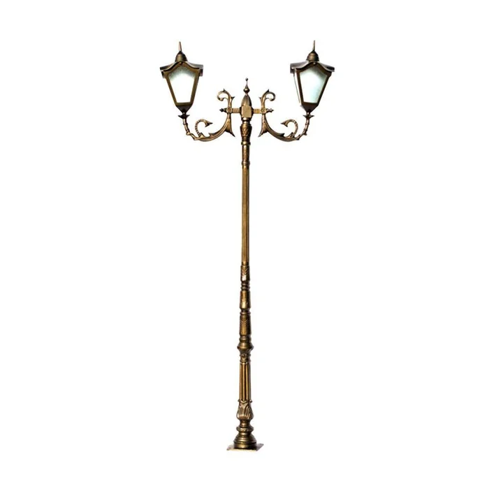 Poste Jardim Porto Excelência Duas Luminárias