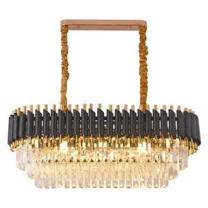 Lustre Pendente Moderno Preto Excelência Eclipse