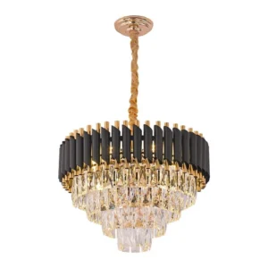 Lustre Pendente Preto Excelência Oito Estrelas