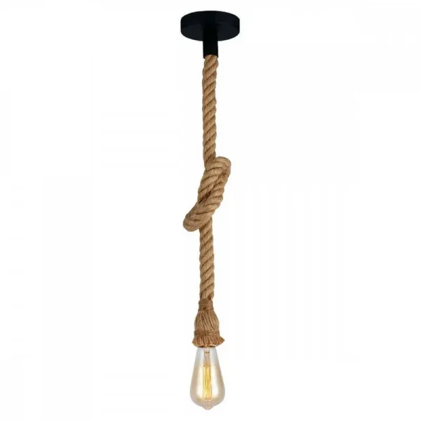 Elegância Design Luminária pendente corda 2m