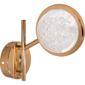 Luminária Arandela Globo Cristal Elegance Deluxe Led 3 em 1