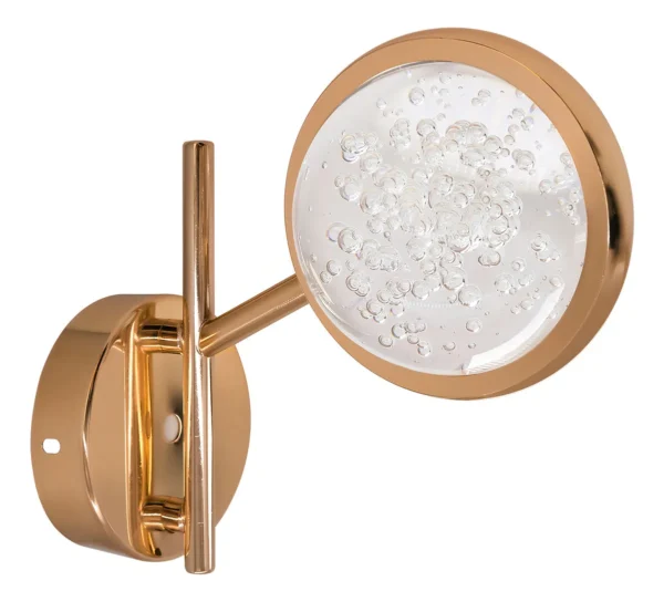 Luminária Arandela Globo Cristal Elegance Deluxe Led 3 em 1