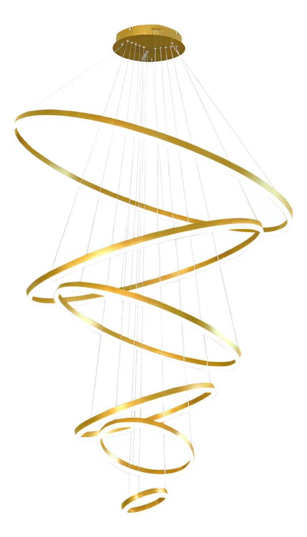 Lustre 6 Anéis LED